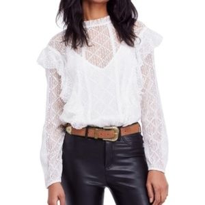 Goldie Long Sleeve Lace Bodysuit